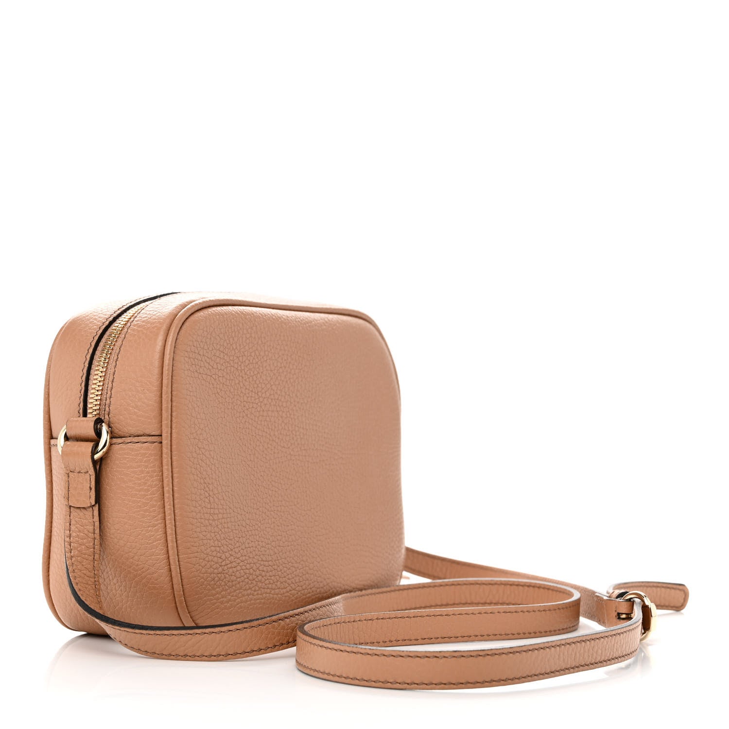 Gucci Pebbled Calfskin Small Soho Disco Bag Camelia 3 of 12