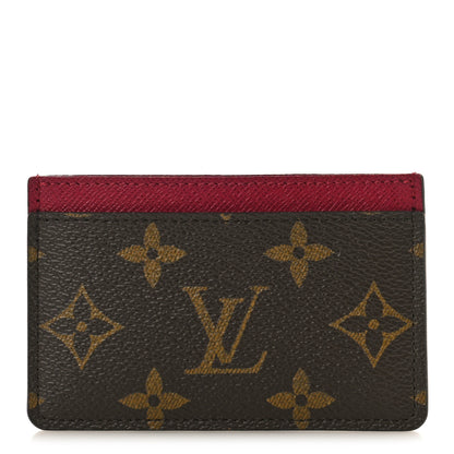 Louis Vuitton Monogram Card Holder Fuchsia 1 of 9