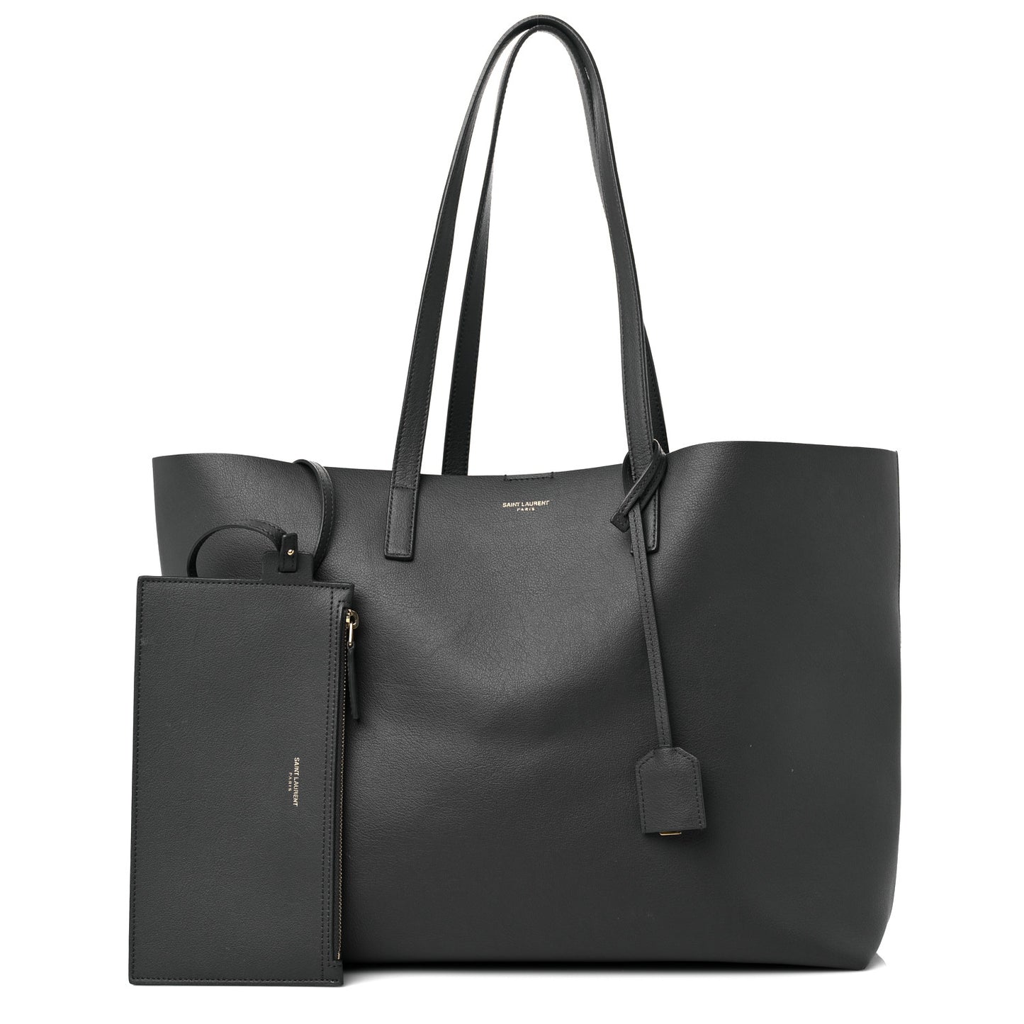 Calfskin Large Shopping Tote Fog