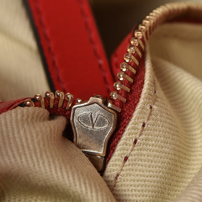 Valentino Garavani Nappa Va Va Voom Fold Over Chain Clutch Rosso Valentino 10 of 10