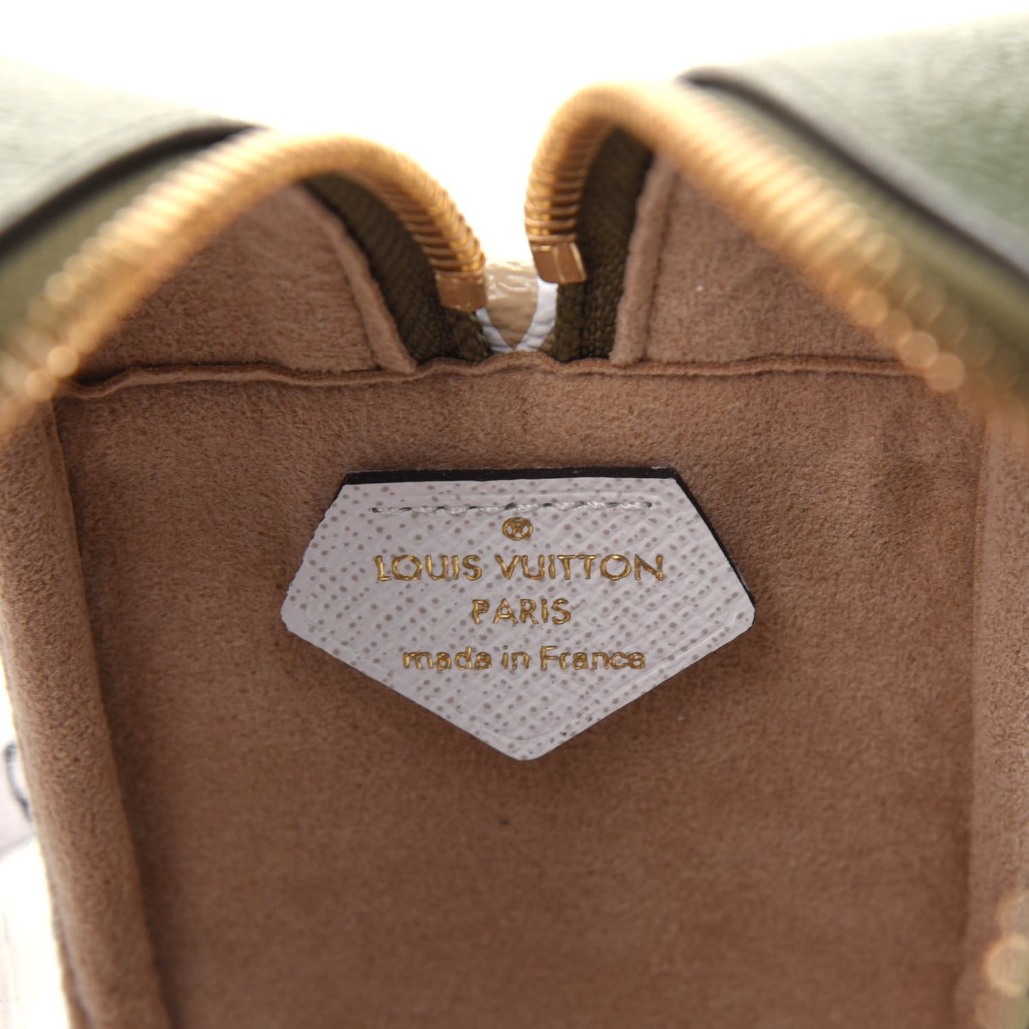 Monogram Giant Beach Pouch Kaki