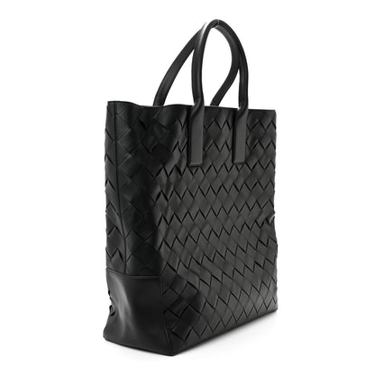 Bottega Veneta Nappa Intrecciato Shopping Tote Black 4 of 11