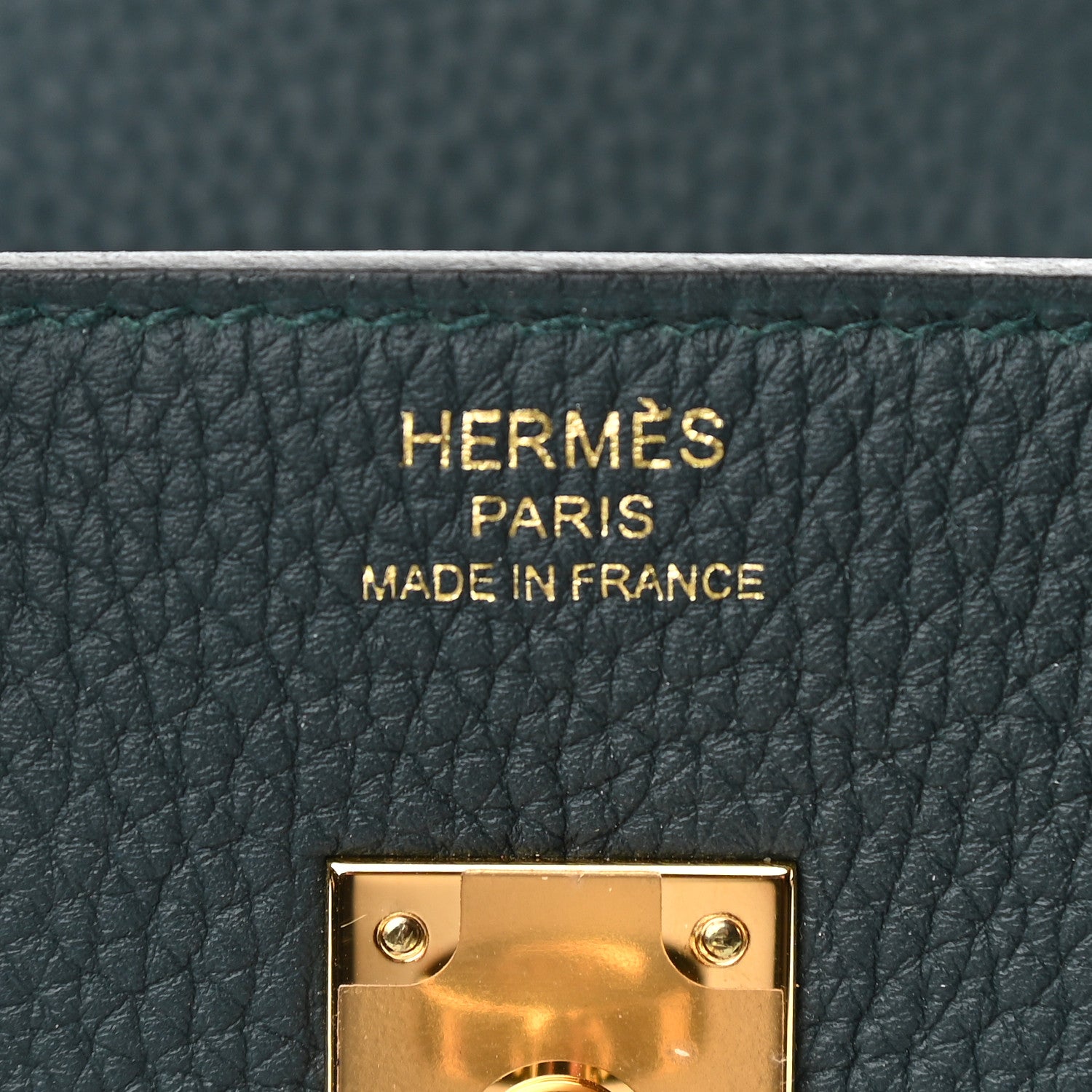 Hermes Togo Birkin 25 Vert Cypress 6 of 11