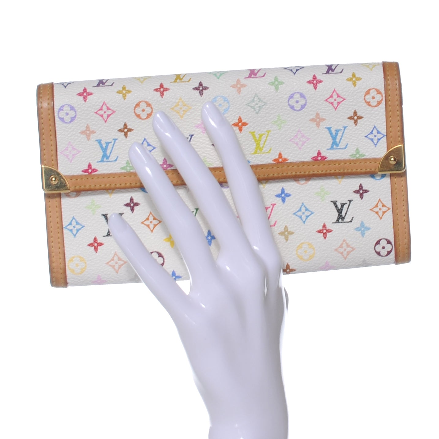 Monogram Multicolor Porte Tresor International Wallet White