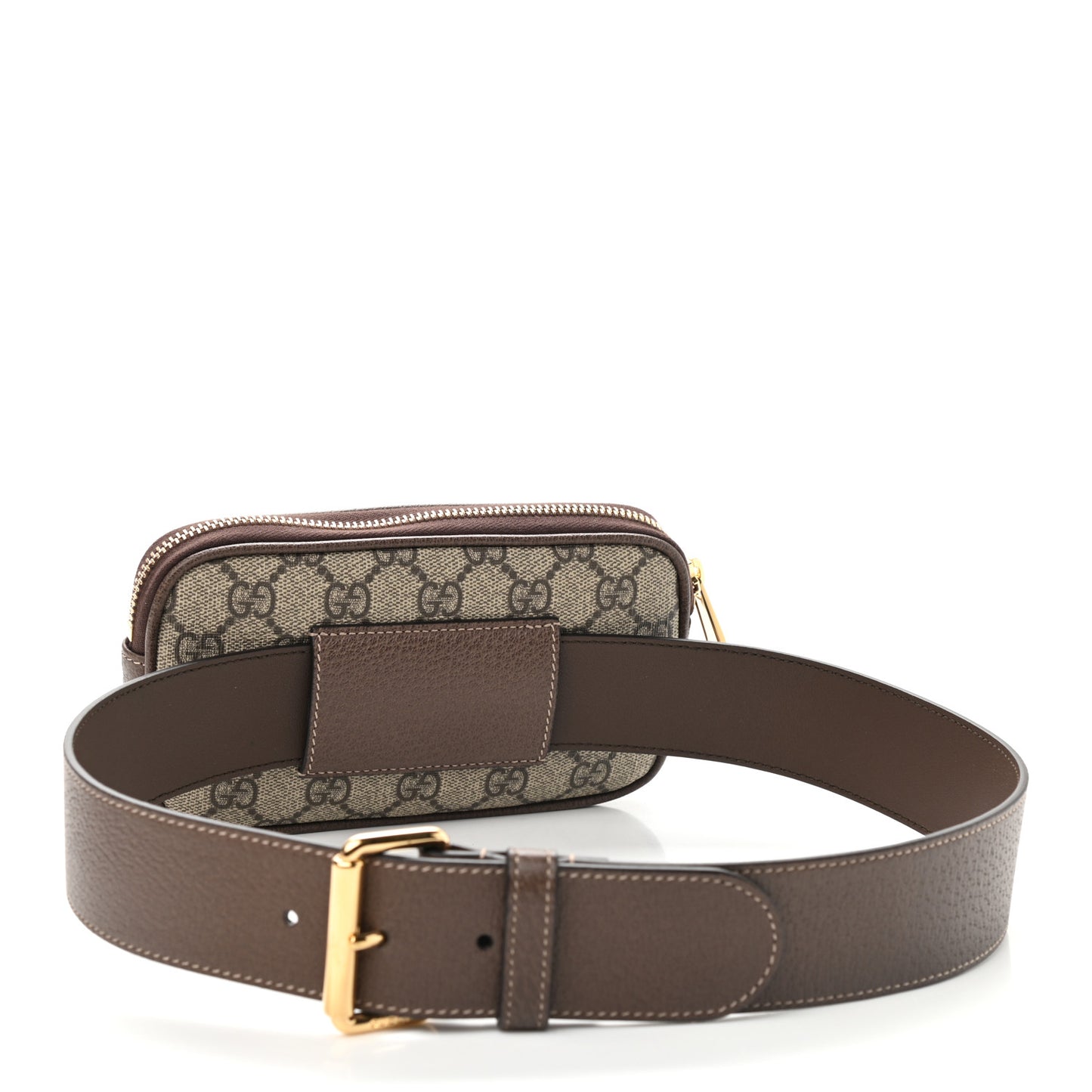 GG Supreme Monogram Ophidia Belted iPhone Case 75 30 Dark Brown