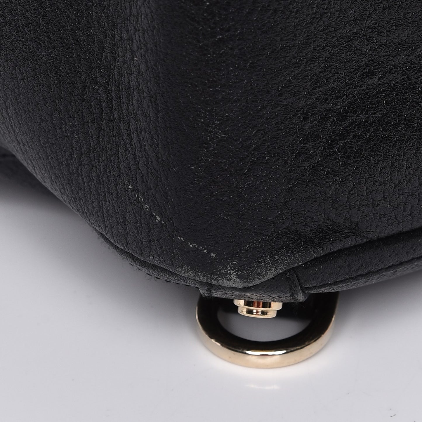 Calfskin Abbey Tote Black