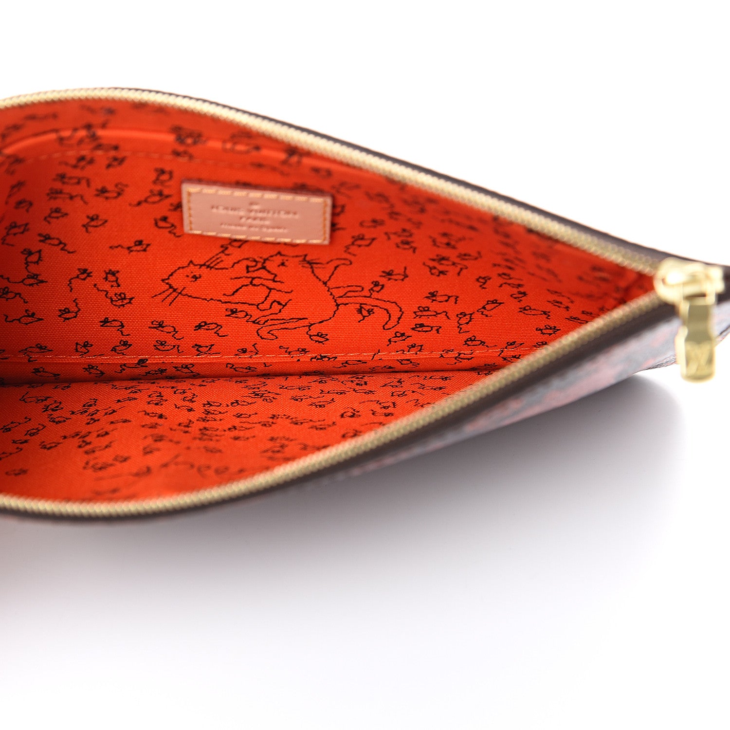 Louis Vuitton Catogram Neverfull MM GM Pochette Marron 4 of 6