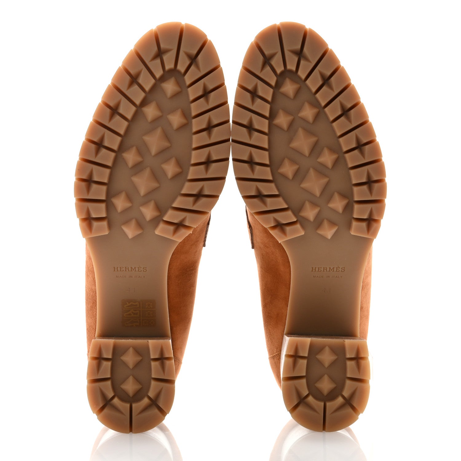 Hermes Suede Goatskin Womens Foch 60 Pumps 41 Naturel 5 of 9