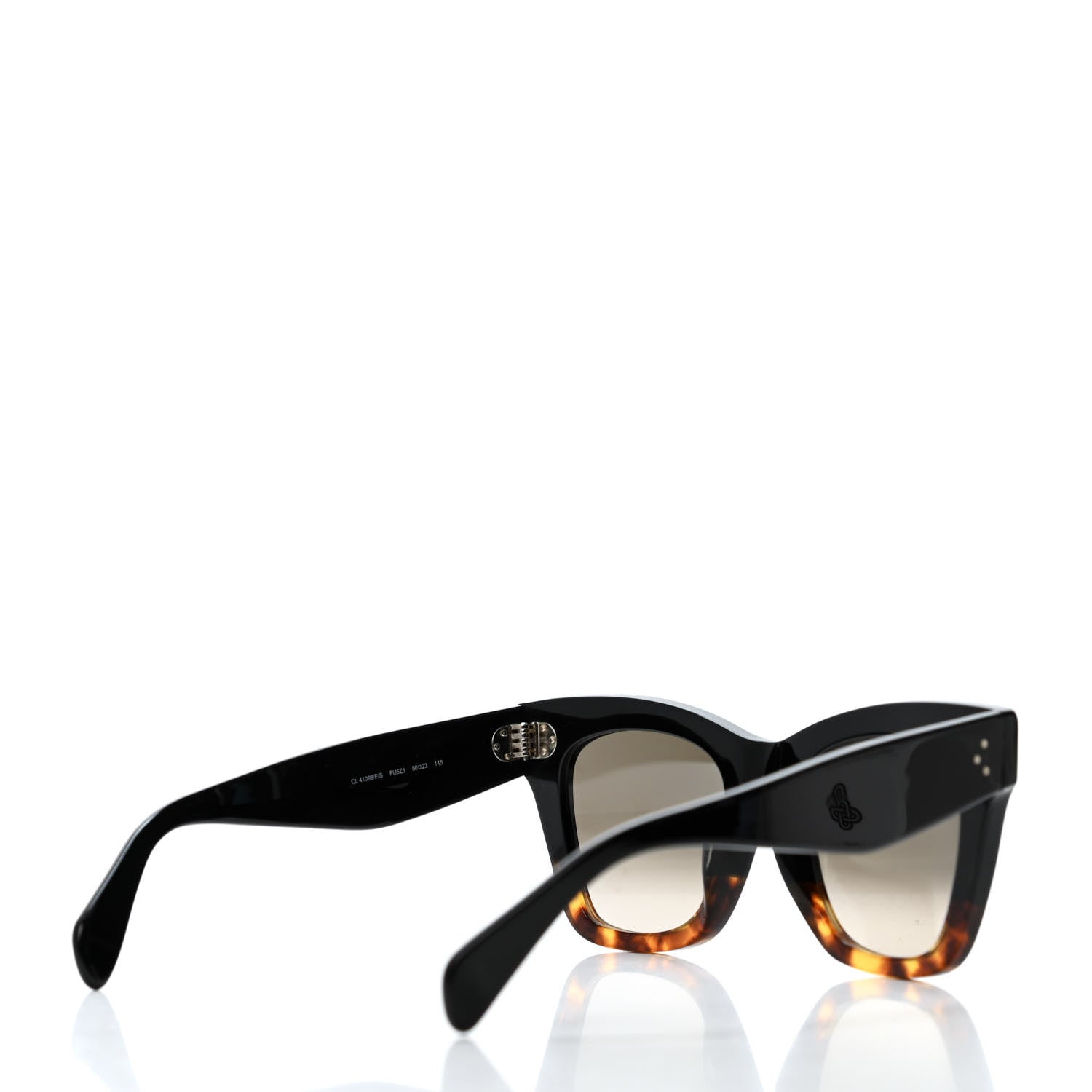 Celine Catherine Sunglasses CL 41098/F/S Black Havana 4 of 4