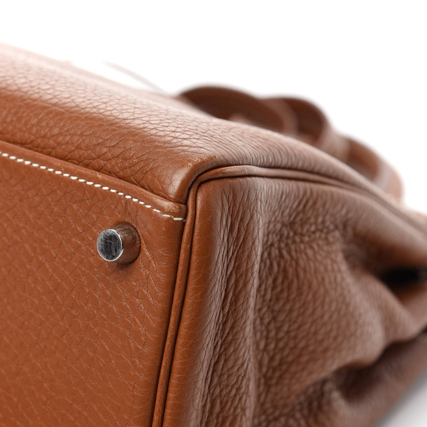 Hermes Taurillon Clemence Kelly Retourne 32 Gold 9 of 13