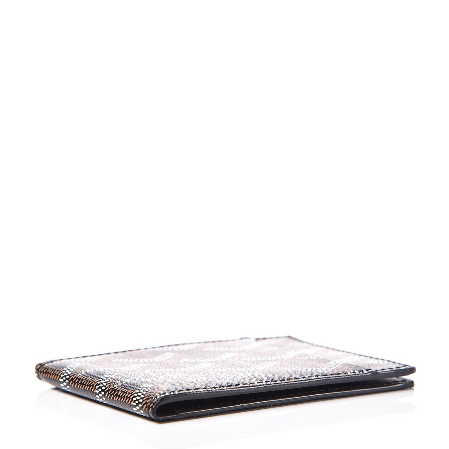 Goyardine Multi Slot Bi-Fold Wallet Black