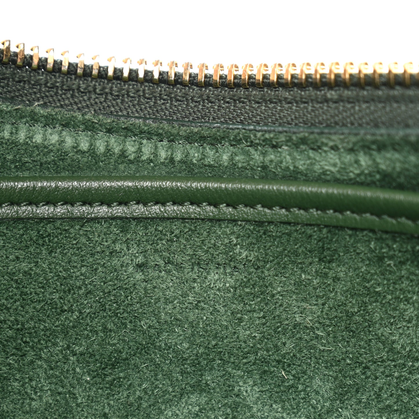 Smooth Calfskin Medium Strap Ava Shoulder Bag Green