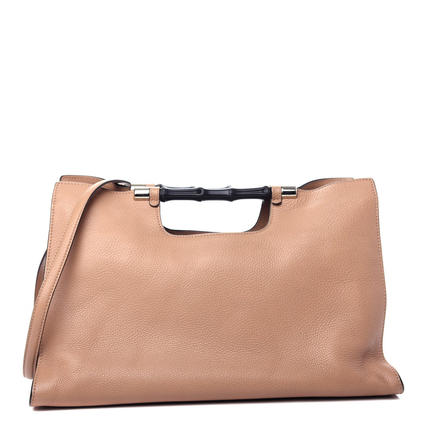 Calfskin Medium Bamboo Daily Shopper Camelia