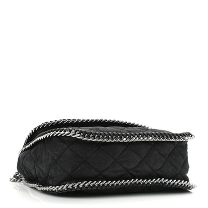Stella McCartney Shaggy Deer Quilted Falabella Shoulder Bag Black 4 of 10
