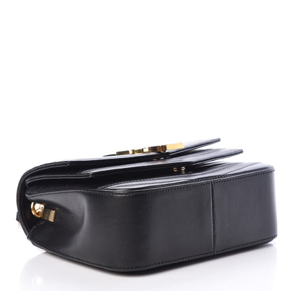 Saint Laurent Lambskin Matelasse Chevron Monogram Small Sulpice Bag Black 4 of 11