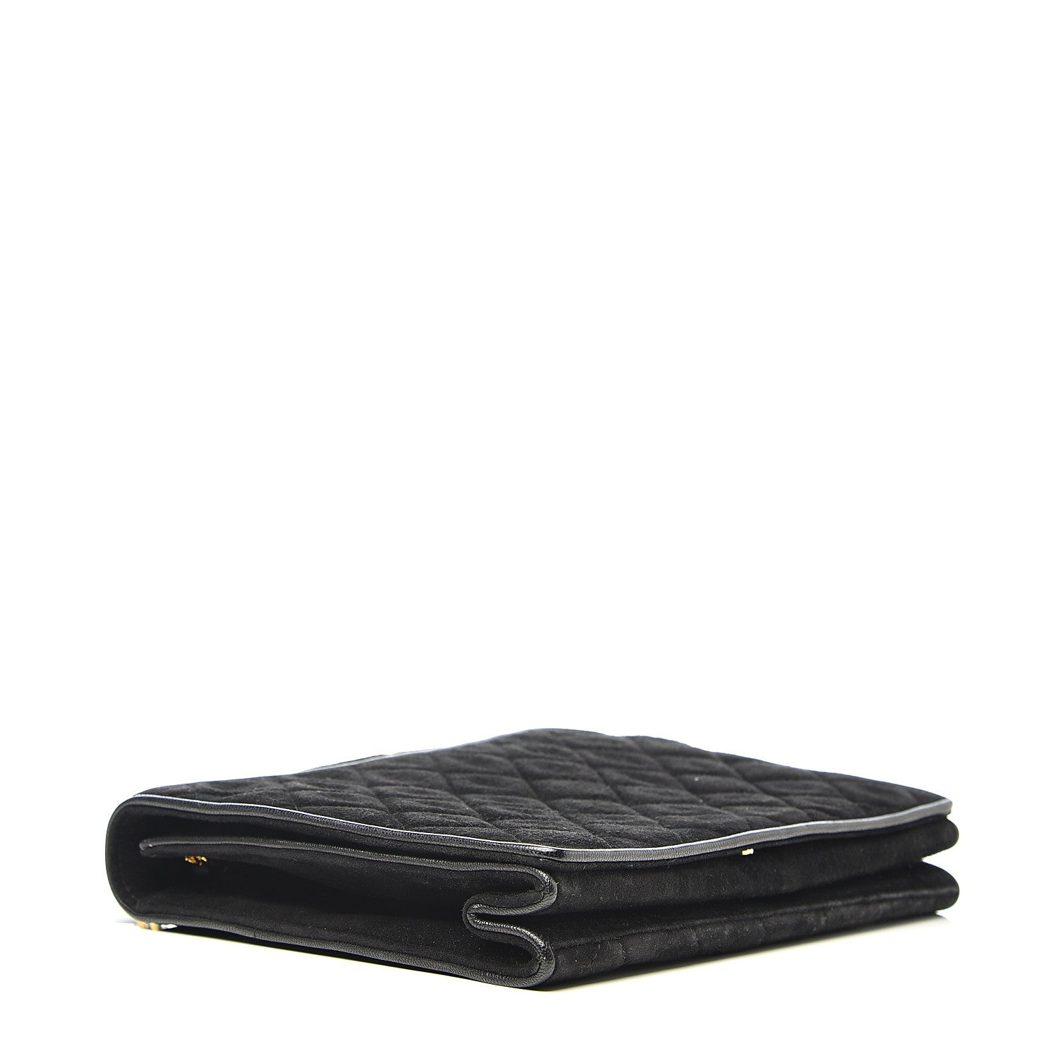 Chanel Suede Quilted Small Flap Bag Black 3 of 11