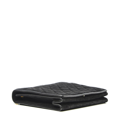 Chanel Suede Quilted Small Flap Bag Black 3 of 11