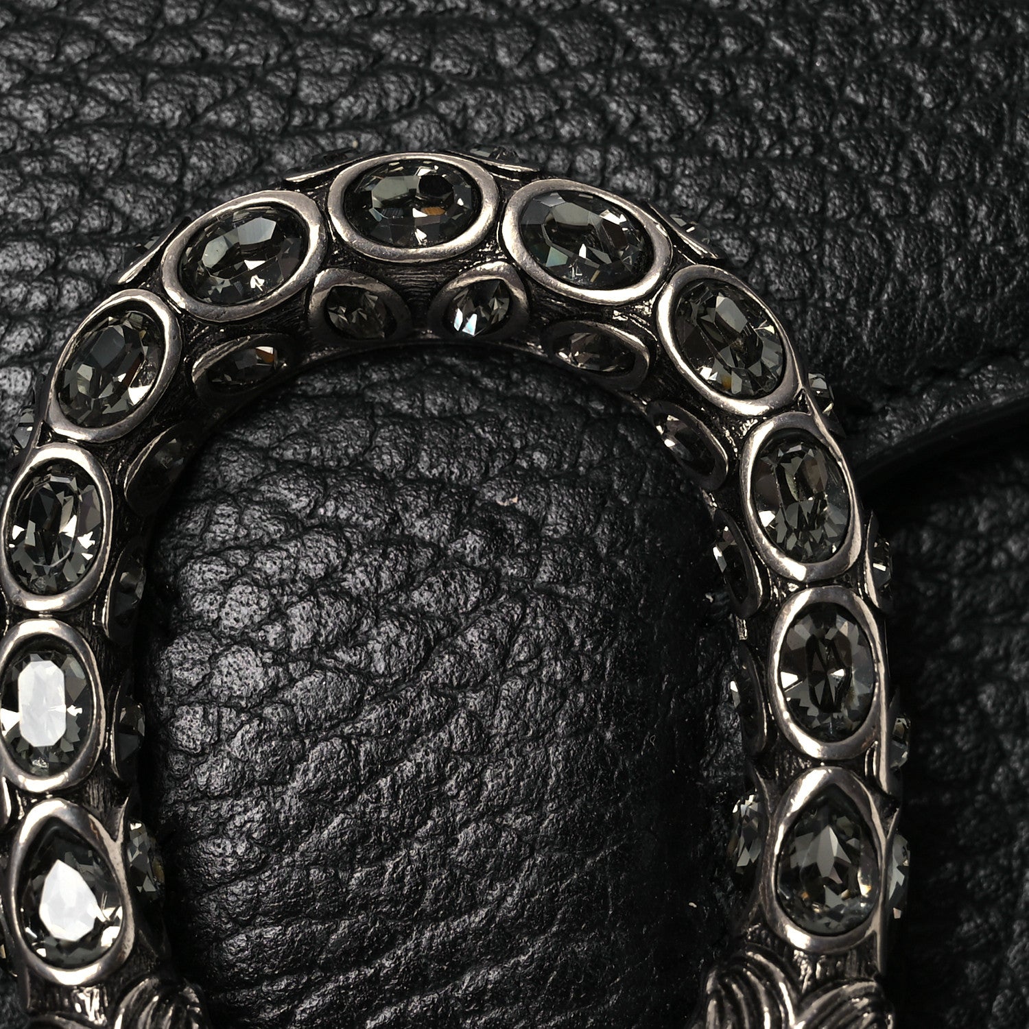 Gucci Calfskin Mini Dionysus Chain Wallet Black 17 of 17