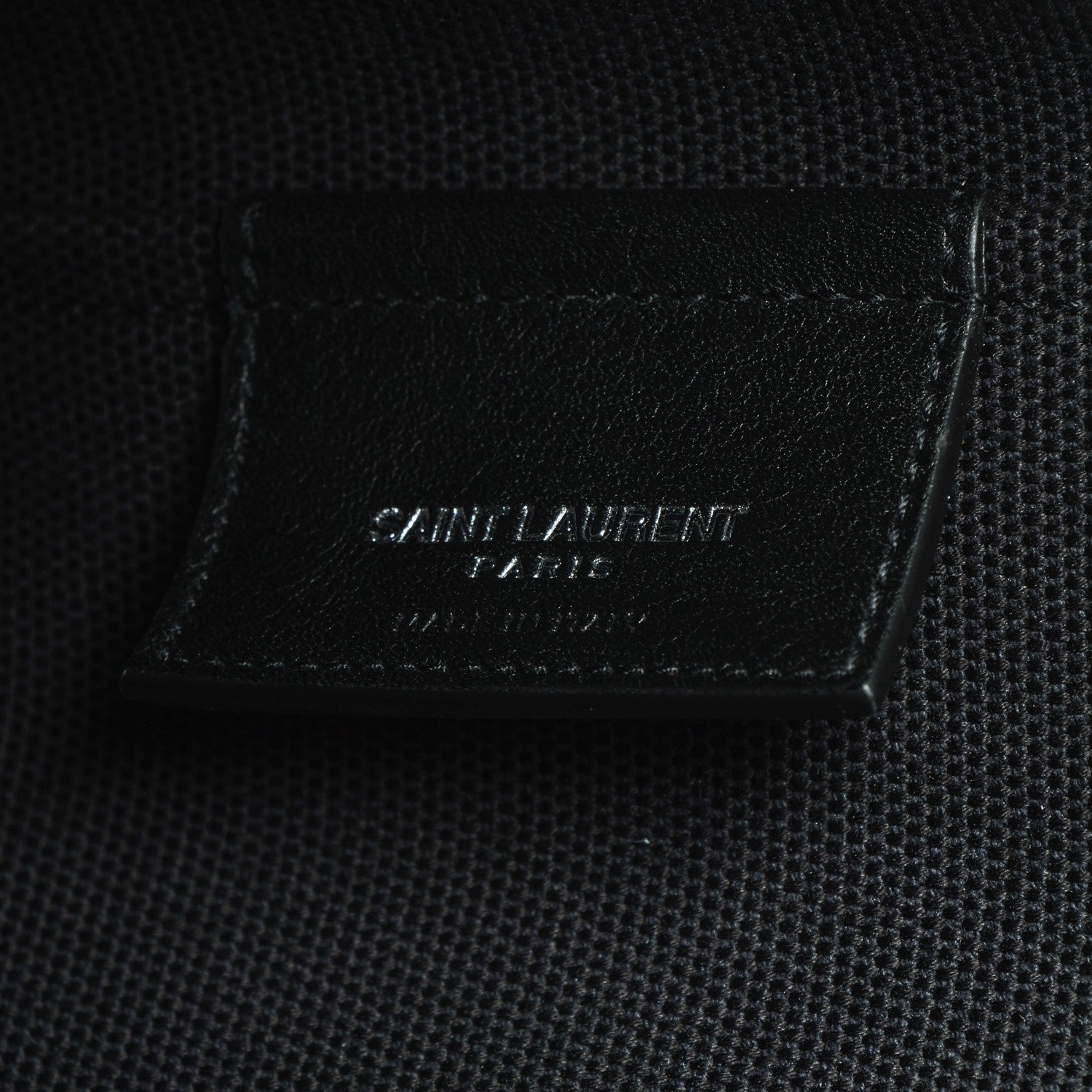 Saint Laurent Canvas Beach Shopping Tote Black Khaki 6 of 6