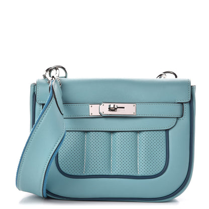 Hermes Veau Swift Mini Sac Berline Bleu Atoll Colvert 1 of 9