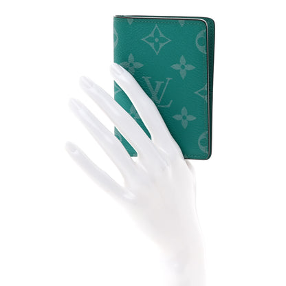 Louis Vuitton Monogram Taiga Pocket Organizer Vert 2 of 7