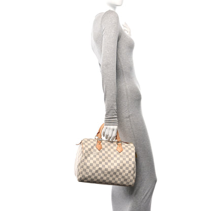 Louis Vuitton Damier Azur Speedy 30 2 of 13