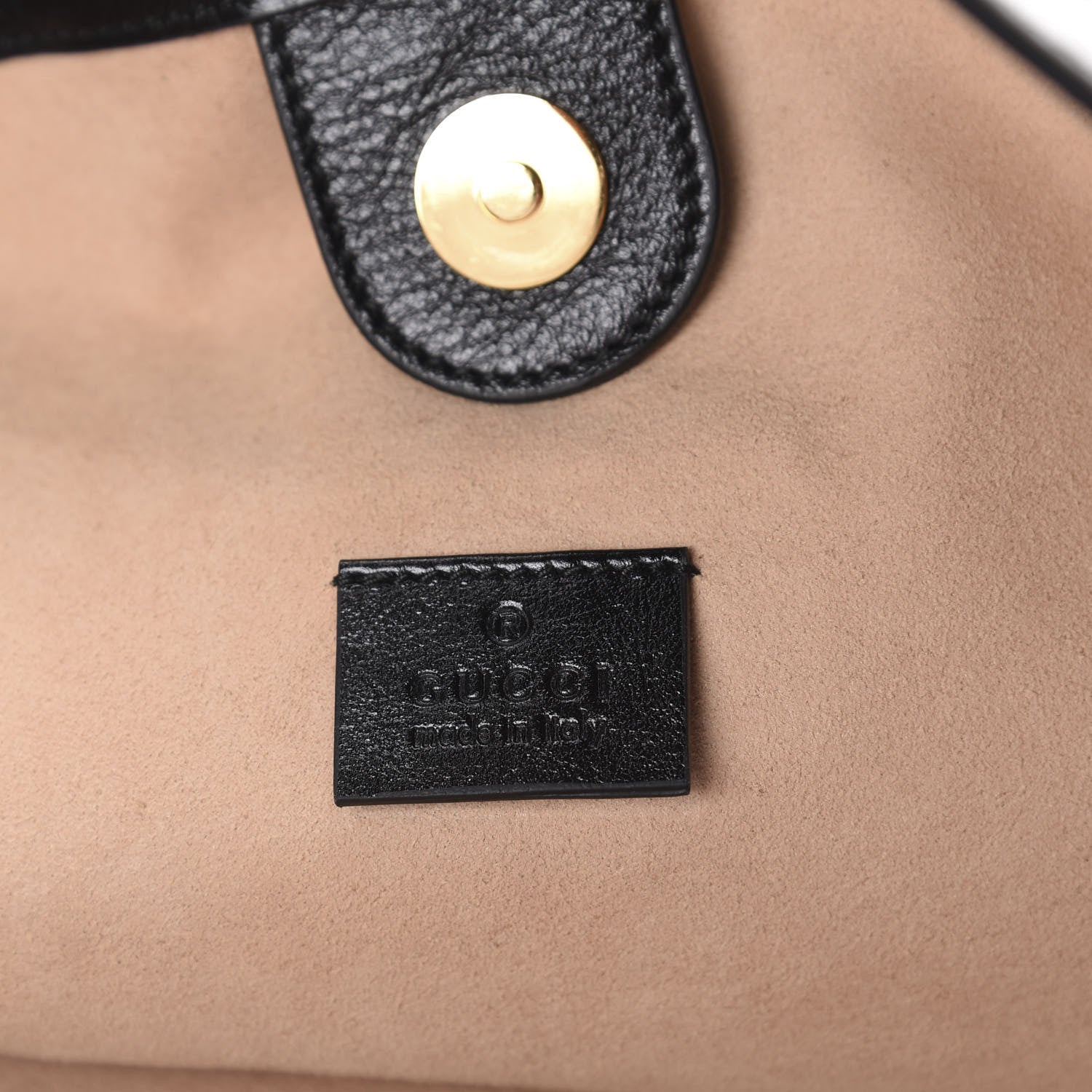 Gucci Calfskin Maxi Rajah Chain Tote Black 6 of 7