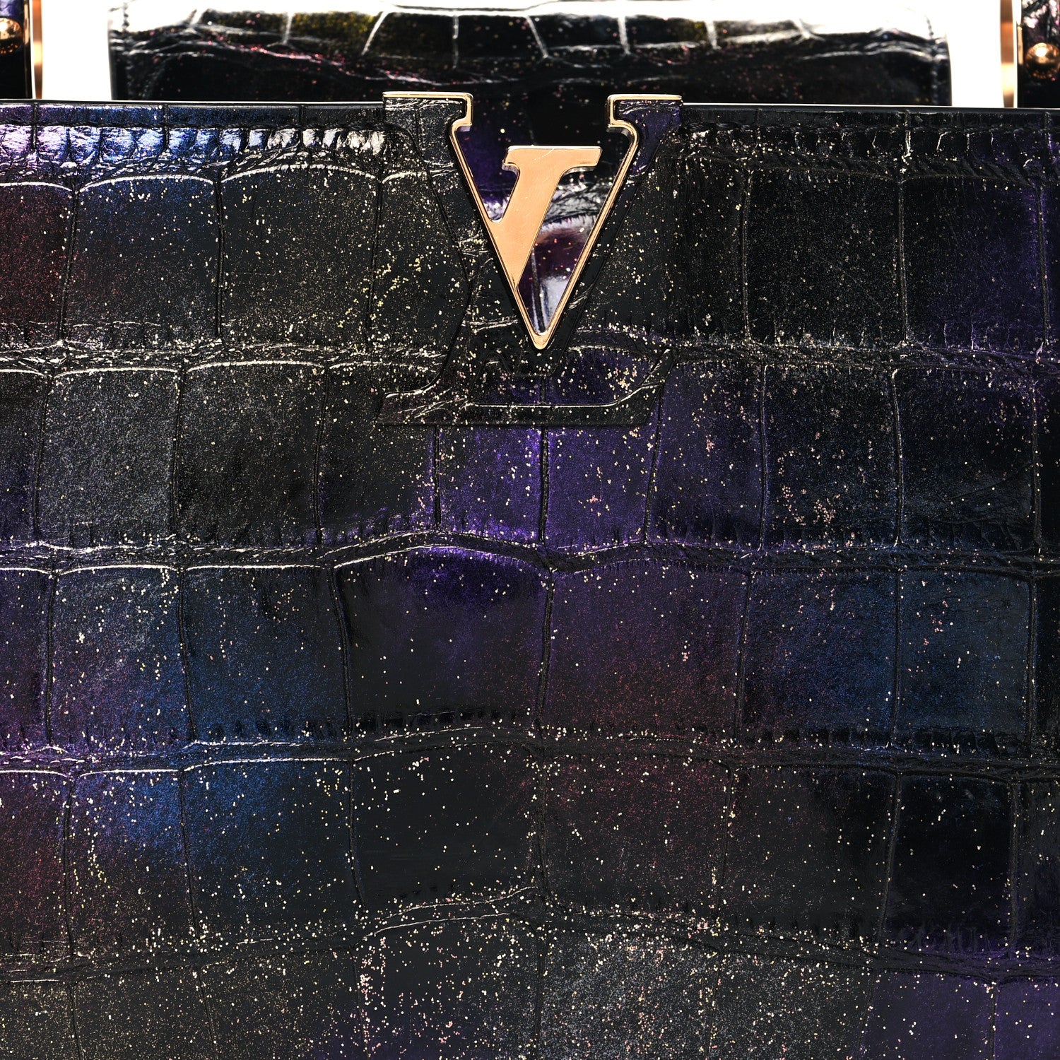 Louis Vuitton Alligator Capucines BB Cosmic Firework 6 of 8