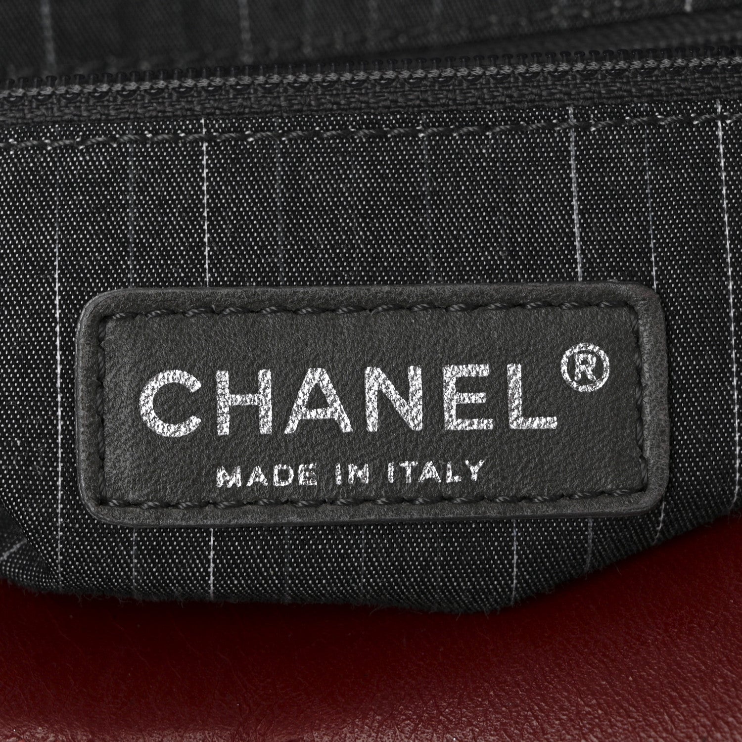 Chanel Lambskin Large In and Out Tote  Red 6 of 11