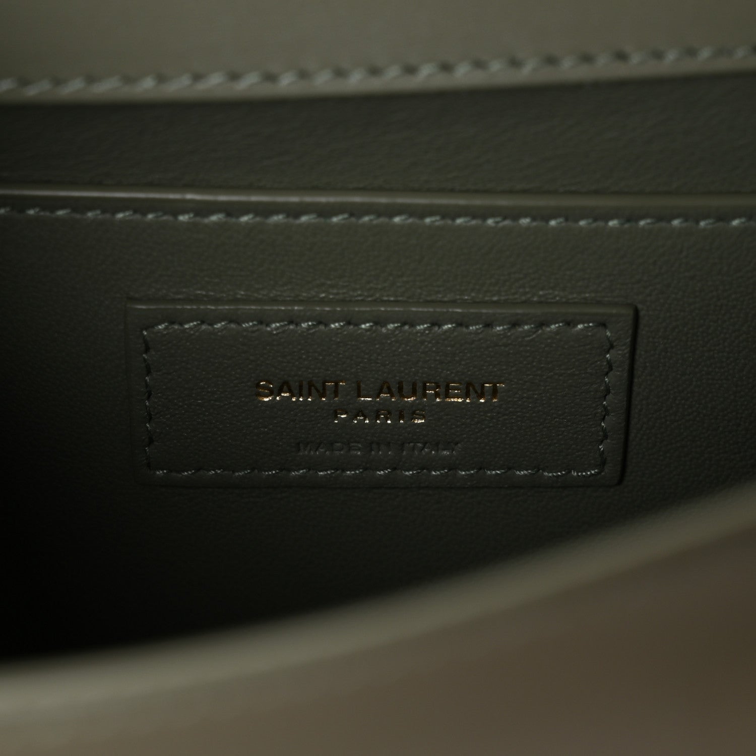 Saint Laurent Smooth Calfskin Small Manhattan Shoulder Bag Light Green 6 of 11