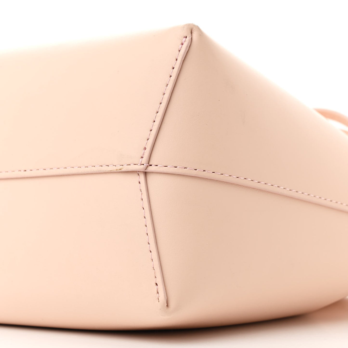 Calfskin Mini Bucket Bag Rosa