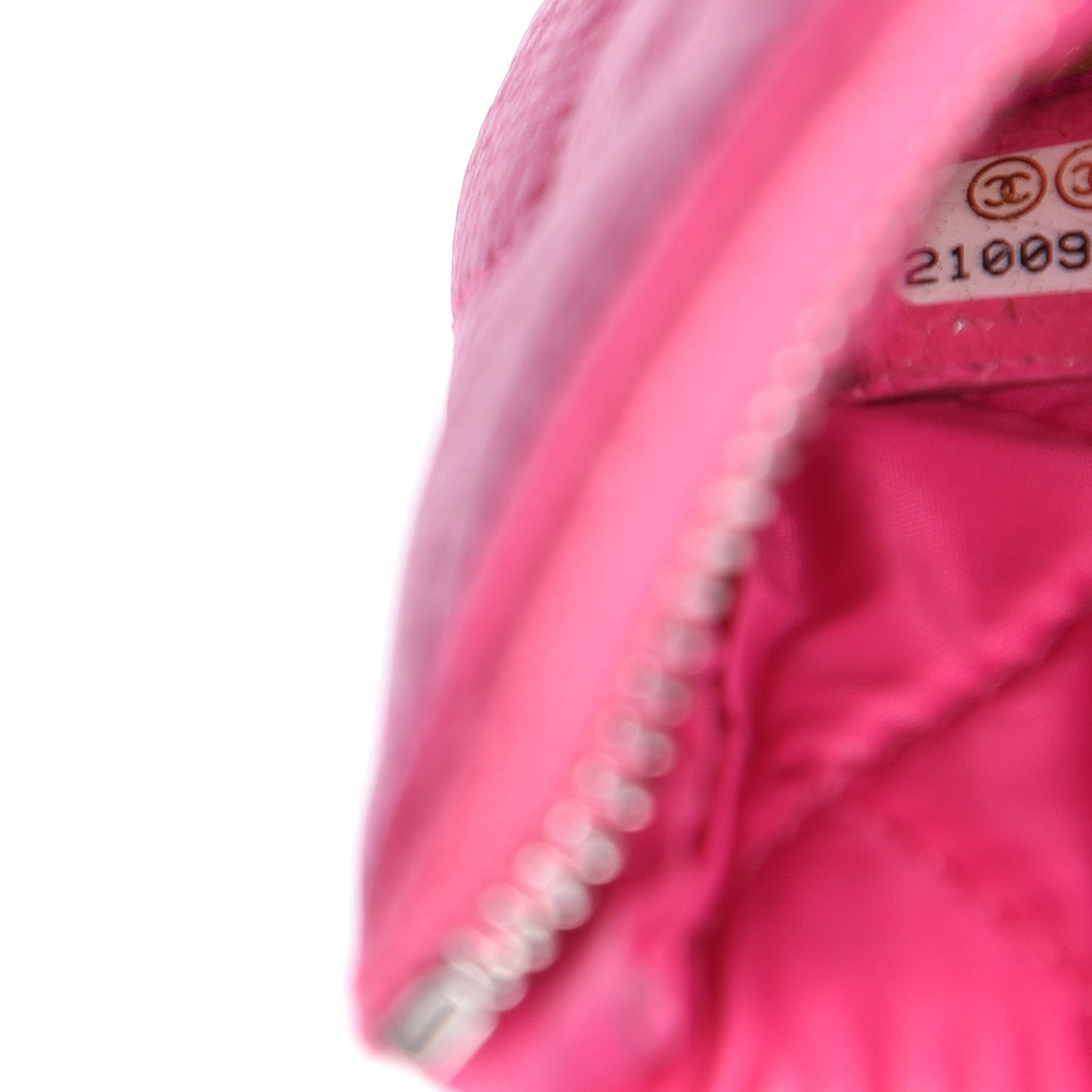 Caviar Quilted Small Cosmetic Case Pink