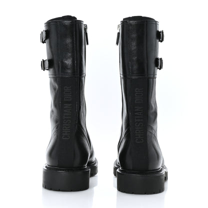 Christian Dior Calfskin Ground Low Boot 36.5 Black 5 of 8