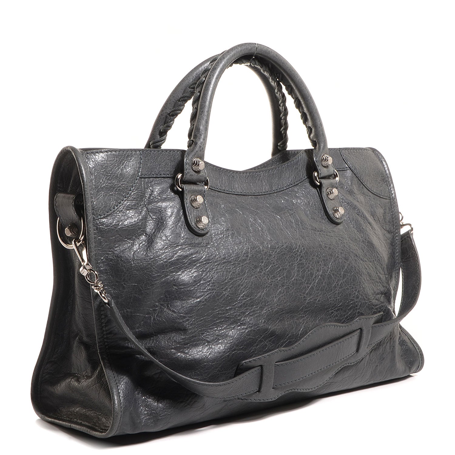 Balenciaga Agneau Giant 12 Silver Hardware City Gris Tarmac 3 of 12