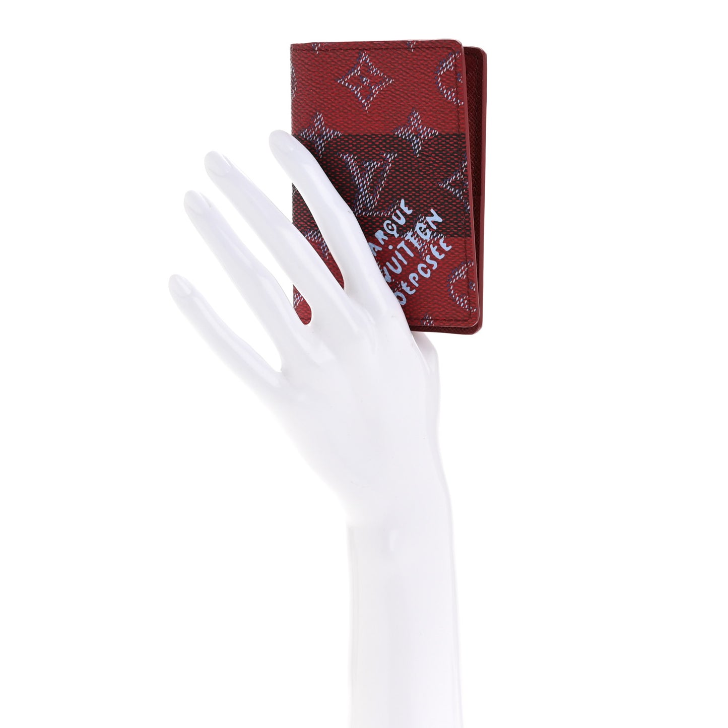 Monogram Heritage Pocket Organizer Red Stripes