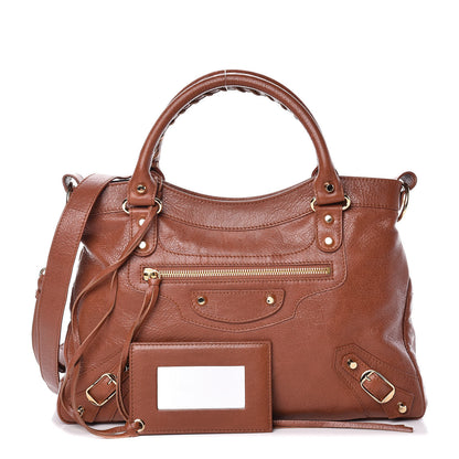 Balenciaga Agneau Classic Gold Hardware Town Marron Cognac 1 of 9