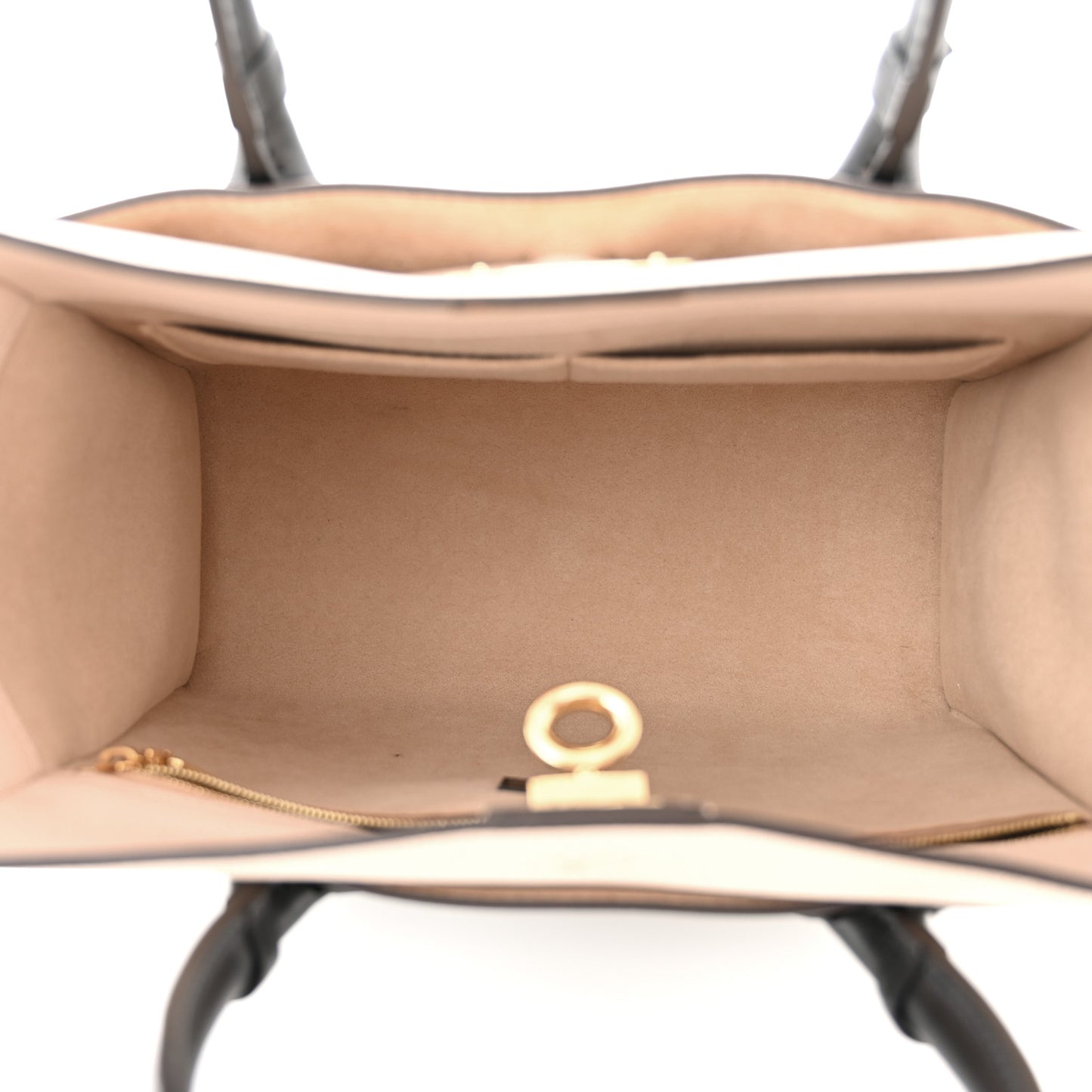 Calfskin Monogram On My Side MM Laurier Green Toffee Latte Beige