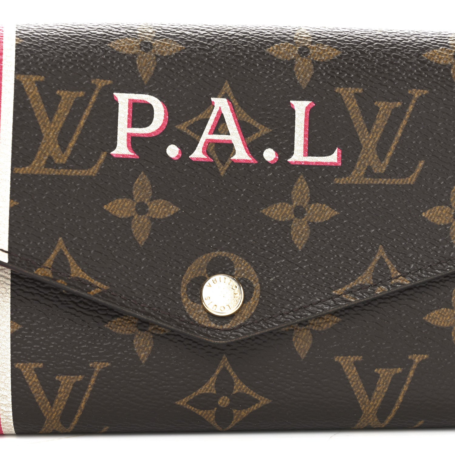 Louis Vuitton Monogram My LV Heritage Sarah Wallet NM Rose Freesia 7 of 7