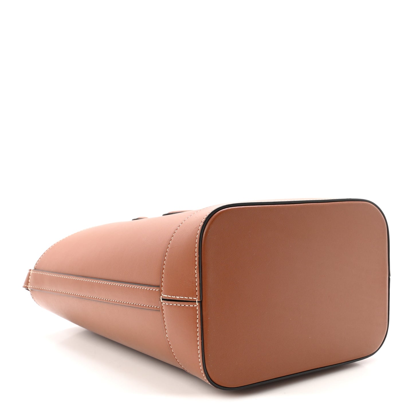 Smooth Calfskin Small Cuir Triomphe Bucket Bag Tan