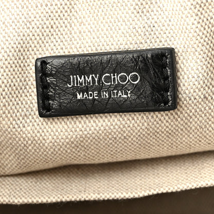 Jimmy Choo Lambskin JC Soft Hobo Bag Black 6 of 10
