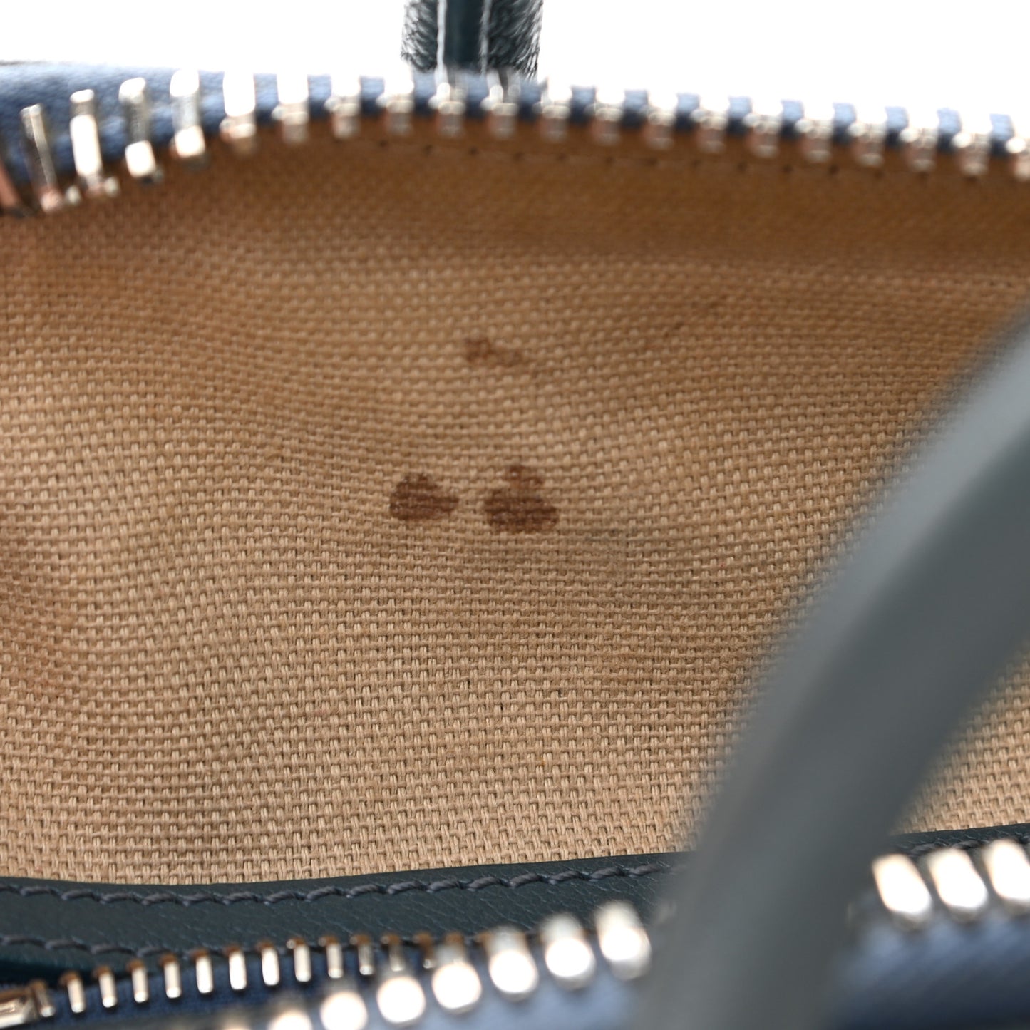 Sugar Goatskin Small Antigona Mineral Blue