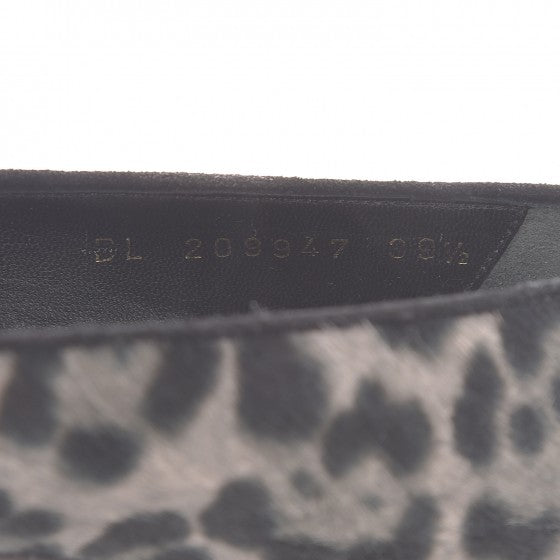 Saint Laurent Calf Hair Tribtoo 80 Pumps 39.5 Leopard 8 of 10
