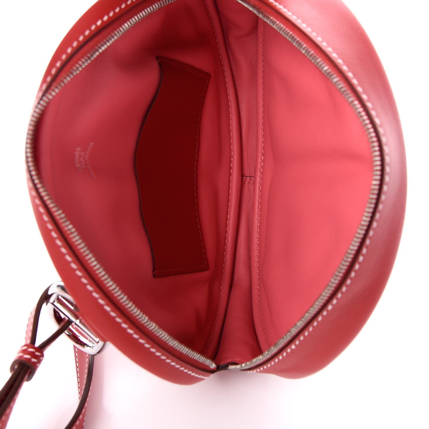 Hermes Swift Verso In The Loop Belt Bag Rouge Piment Rose Azalee 5 of 8