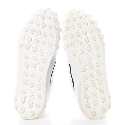 Chanel Calfskin Mesh Lycra Womens Logo Sneakers 40.5 White 5 of 10