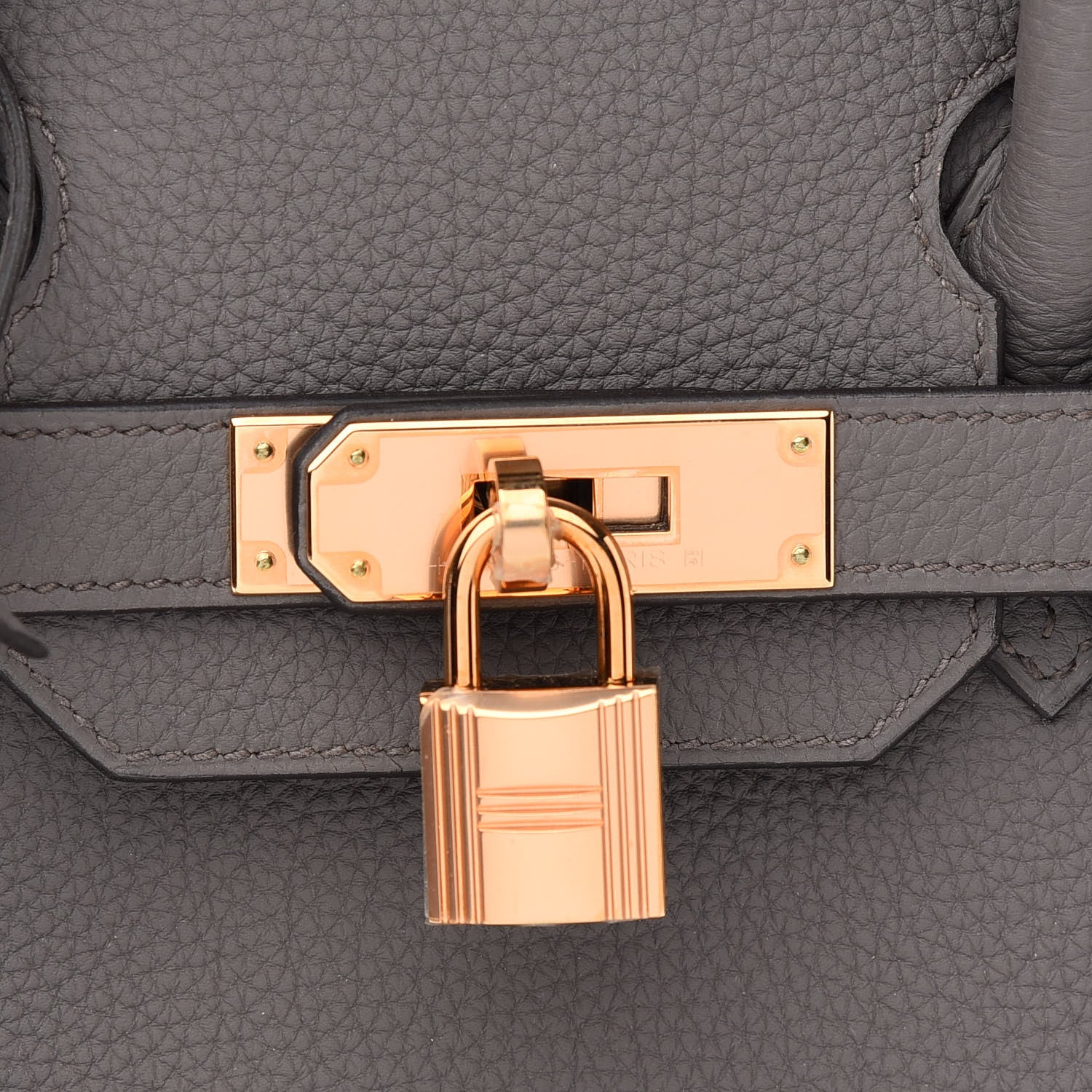 Hermes Togo Birkin 30 Etain 8 of 14