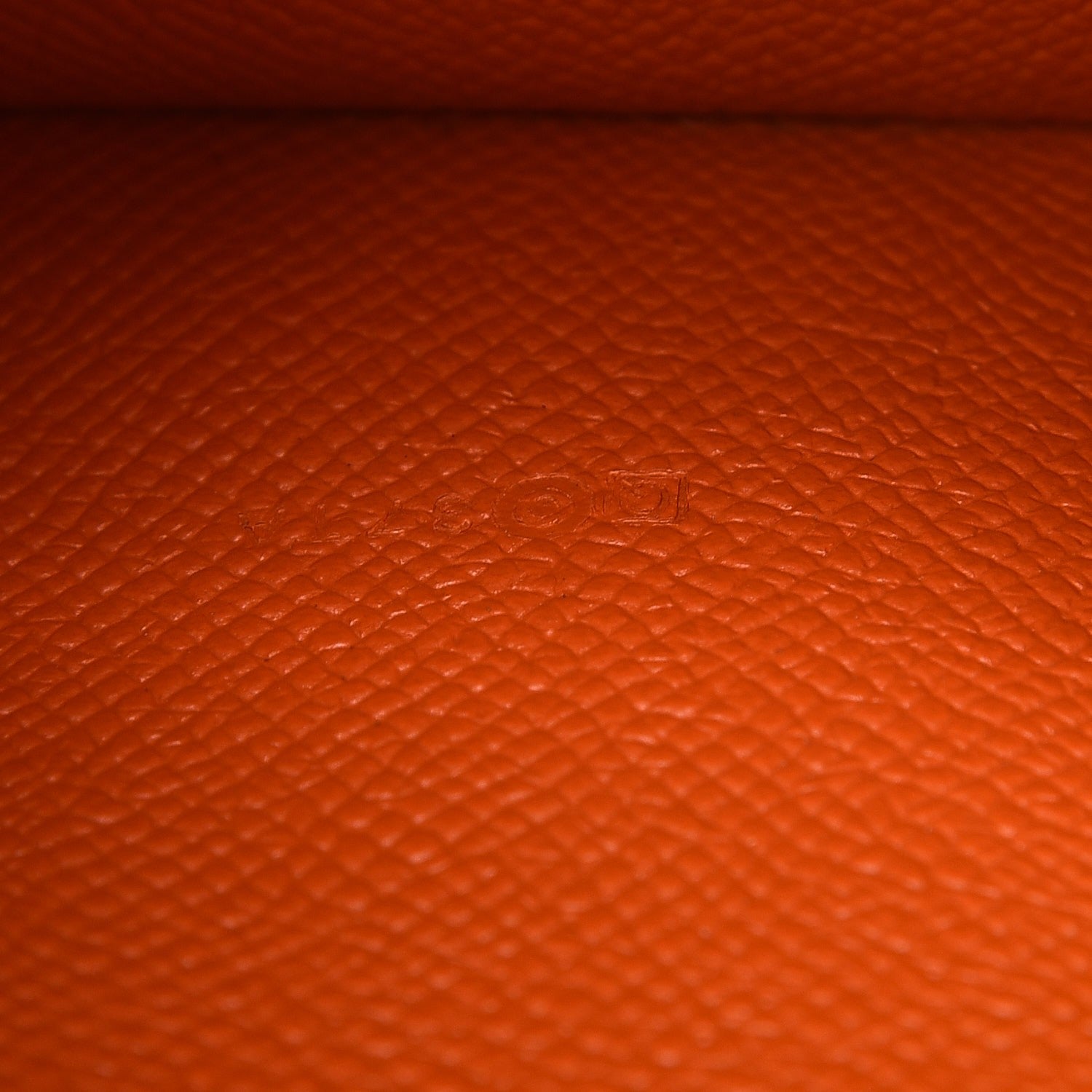 Hermes Epsom Bi Color Bearn Wallet Gold Orange 7 of 8
