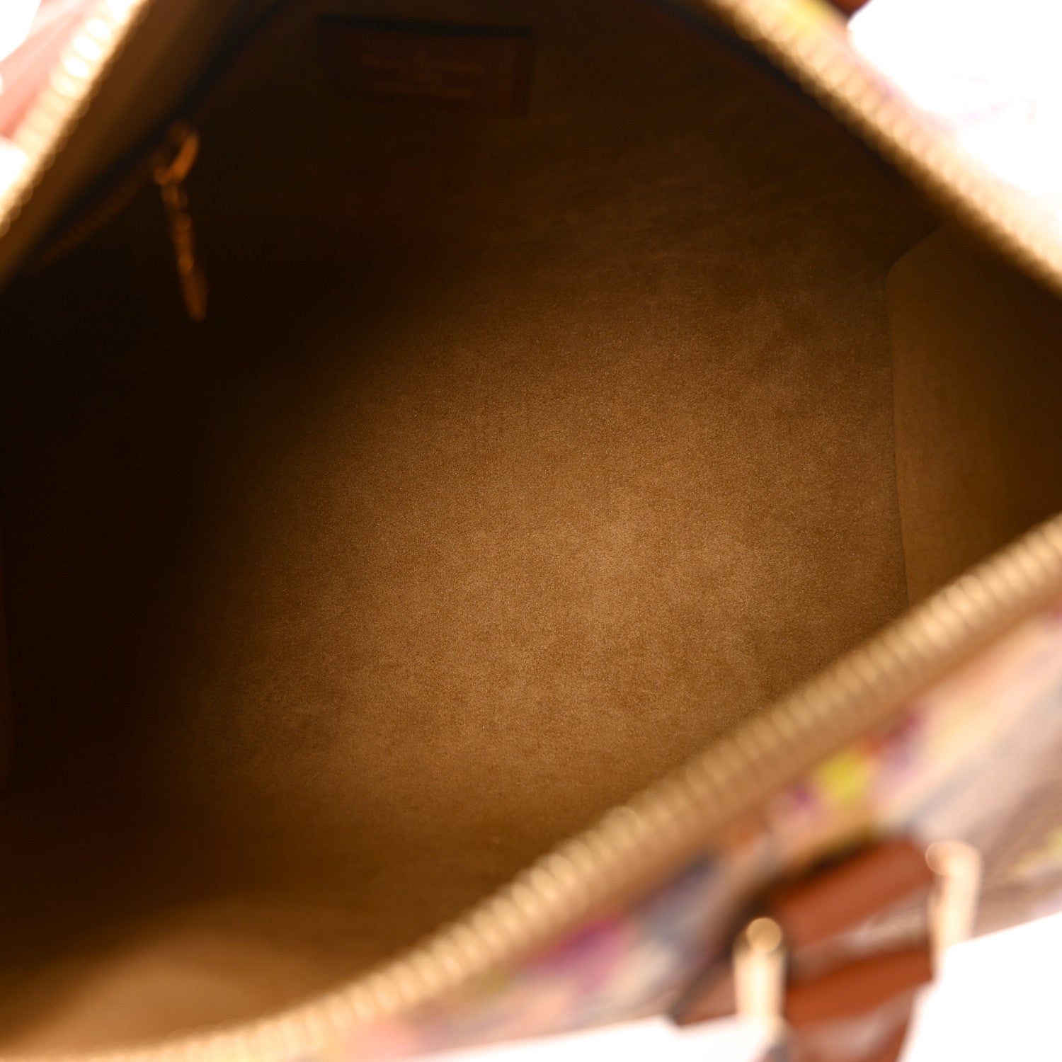Louis Vuitton Metallic Monogram LV Garden Speedy Bandouliere 25 Gold 5 of 9