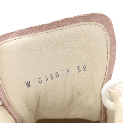 Chanel Suede Womens CC Sneakers 38 Light Pink 9 of 11