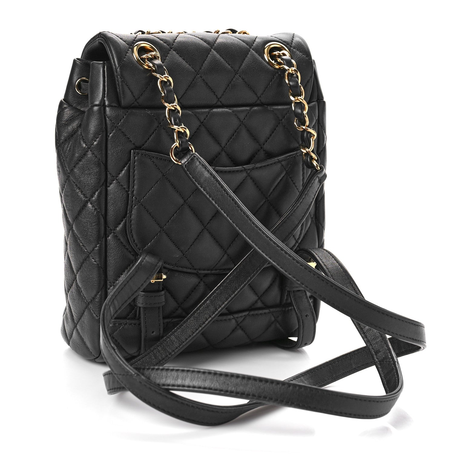 Chanel Lambskin Quilted Mini Urban Spirit Backpack Black 3 of 8