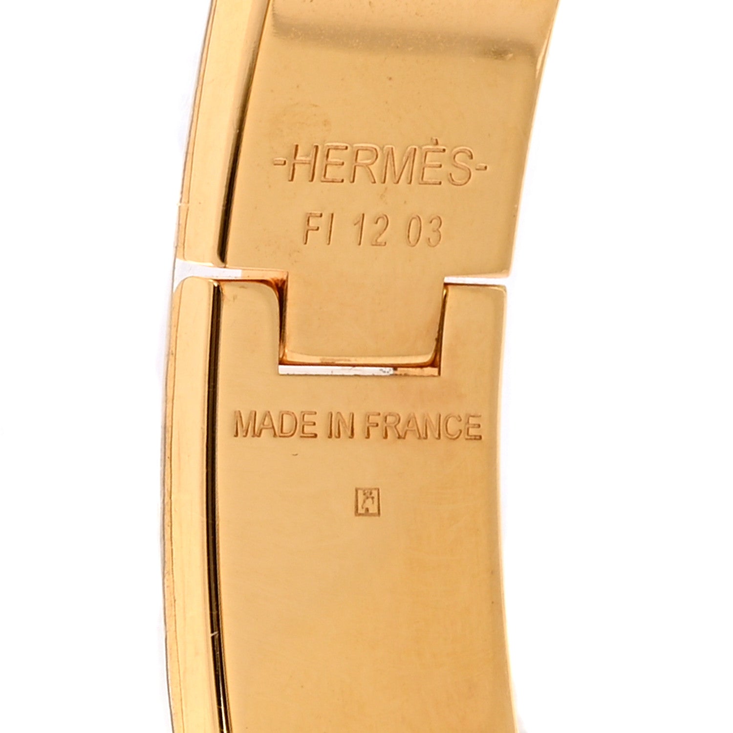 Hermes Enamel Narrow Clic Clac H Bracelet PM Orange 4 of 6